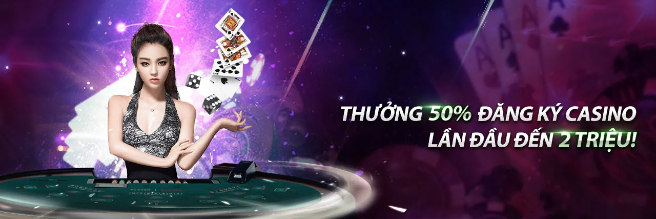 Banner khuyến mãi cờ bạc trực tuyến Việt Nam
